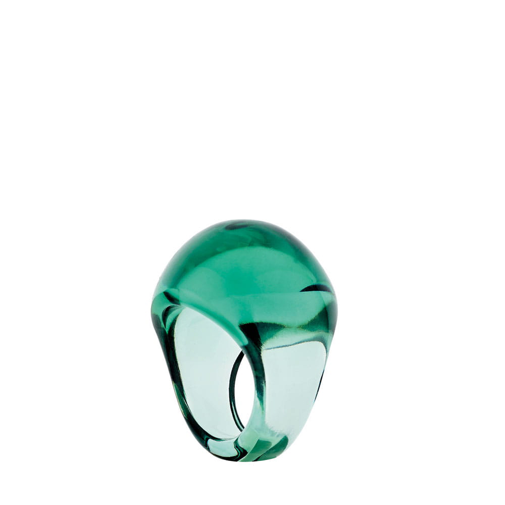 【新品未使用品】lalique parisラリックのカポションリング緑アクセサリー