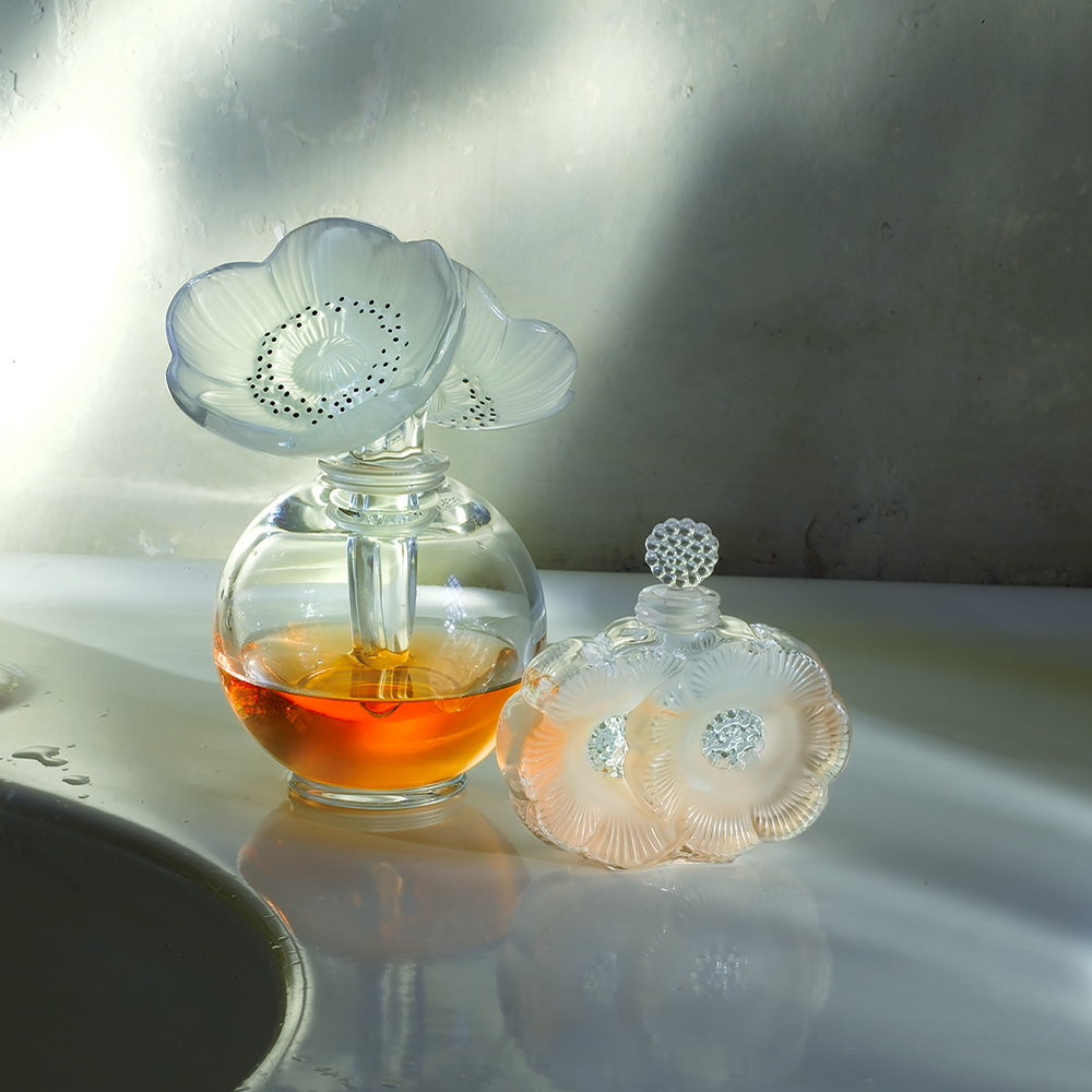 美品☆ラリック ビンテージ香水瓶 サモア lalique フランス輸入品