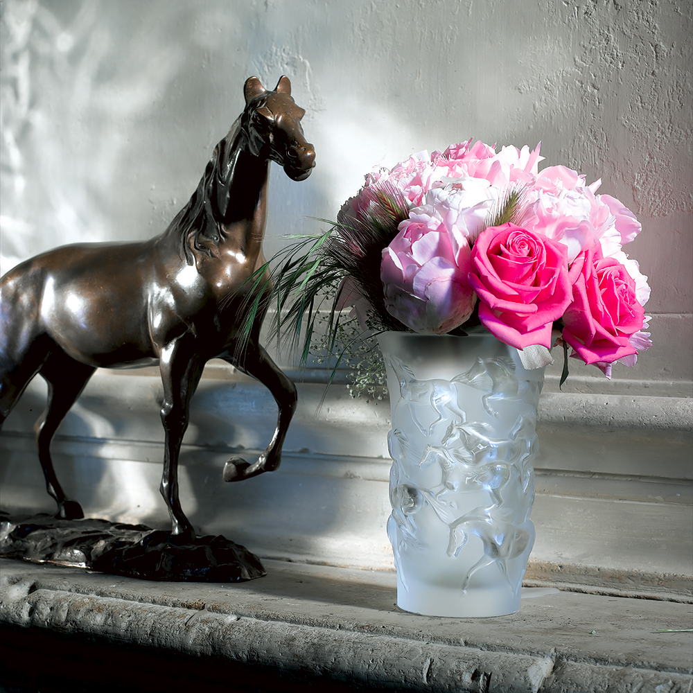¥165000ラリック ムスタング フラワーベース　花瓶