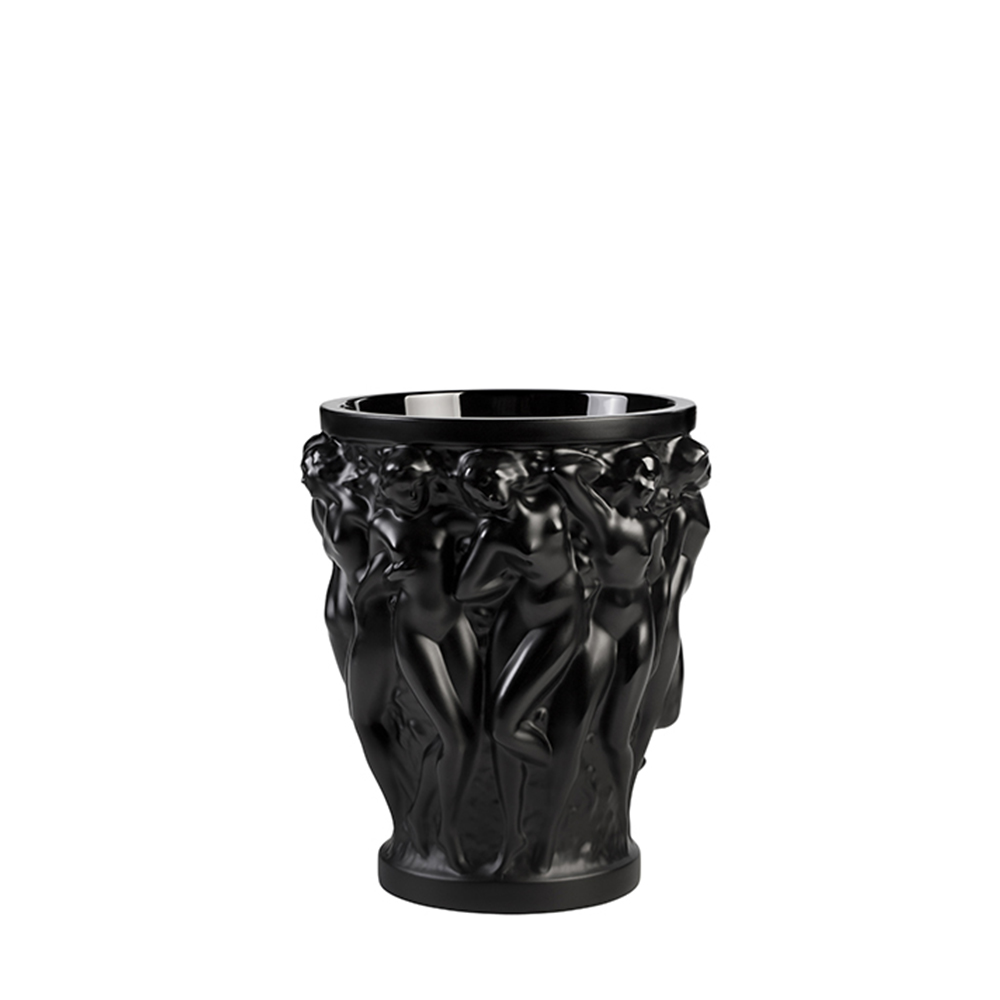 バコントゥ ベース（花瓶） PM ブラック｜ラリック公式オンラインショップ